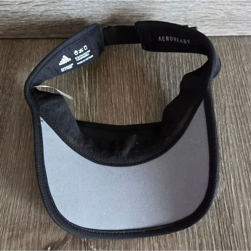 Adidas Black Visor Hat